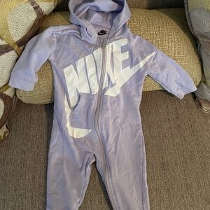 Nike Kids Light Purple Hooded Footie